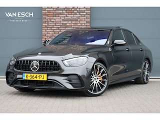 Mercedes-Benz E-klasse 450 4MATIC Premium+ AMG Line | Luchtvering | Distronic+ | Burmester | Soft-Close | Memory | Trekhaak | HUD | Augmented Reality | Panoramadak | Keyless Go |