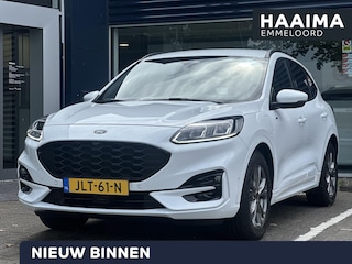Ford Kuga 2.5 PHEV ST-Line X | Elektrische trekhaak | B&O | Elektrische kofferklep | Stoelverwarming (voor/achter) | Adaptive Cruise Control | Head-Up Display | Parkeercamera/-sensoren | Keyless Entry/Start | Climate Control | BLIS | Draadloze telefoonlader |