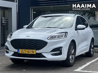 Ford Kuga 2.5 PHEV ST-Line X | Elektrische trekhaak | B&O | Elektrische kofferklep | Stoelverwarming (voor/achter) | Adaptive Cruise Control | Head-Up Display | Parkeercamera/-sensoren | Keyless Entry/Start | Climate Control | BLIS | Draadloze telefoonlader |