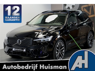 Volvo XC60 2.0 T6 293kW/399pk Aut8 Plug-in hybrid Ultra Dark PANORAMADAK + HARMAN/KARDON + ADAPT.CRUISE + HEAD-UP + STOELVERWARMING V&A + STUURVERWARMING + GOOGLE DASH + 360 CAMERA + BLIS + CTA + LUCHTVERING + 21" LM-VELGEN!!