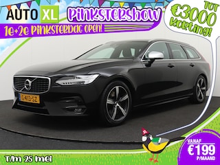 Volvo V90 2.0 191 PK T4 R-Design Leder-Sportzetels Camera Dodehoek 18'LMV