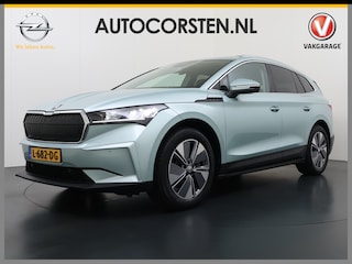 Skoda Enyaq iV 80 SOH 90% Panoramadak 3-Zone Ecc Adap.Cruise Camera Navi Apple Carplay Android Auto Pdc Stoel+Stuurverwarming Lmv Led Privacy Glas Keyless advanced Dodehoek detectie File assistent Verkeersbord detectie 1e Eigenaar Dealeronderhouden Origineel Nederlandse Auto