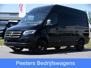 Mercedes-Benz Sprinter 319 V6 3.0 CDI L2H2 DC Black Edition Full Options! 360 Camera, Cruise, Carplay, 10,5'' Mbux, LED, 2 x Geveerde stoel, Stoelverwarming, Sensoren, Uniek!