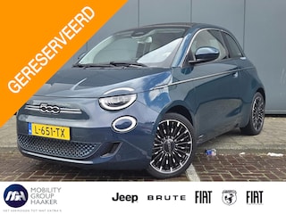 Fiat 500 La Prima 42 kWh | Cabriolet | Apple-Android | Climate Control | Cruise Control