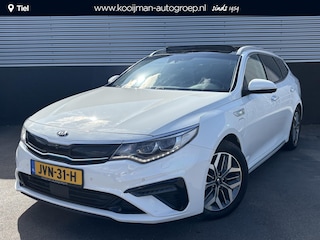Kia Optima Sportswagon 2.0 GDI PHEV ExecutiveLine Schuif/kanteldak, Trekhaak, Stoelventilatie + Stoelverwarming, Stuurwiel verwarmd, 360° Camera, Navigatie, Lederen bekleding, Seat memory, Herman/Kardon, Plug-in!