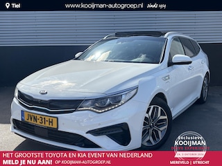 Kia Optima Sportswagon 2.0 GDI PHEV ExecutiveLine Schuif/kanteldak, Trekhaak, Stoelventilatie + Stoelverwarming, Stuurwiel verwarmd, 360° Camera, Navigatie, Lederen bekleding, Seat memory, Herman/Kardon, Plug-in!