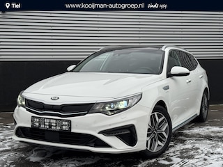 Kia Optima Sportswagon 2.0 GDI PHEV ExecutiveLine Schuif/kanteldak, Trekhaak, Stoelventilatie + Stoelverwarming, Stuurwiel verwarmd, 360° Camera, Navigatie, Lederen bekleding, Seat memory, Herman/Kardon, Plug-in!