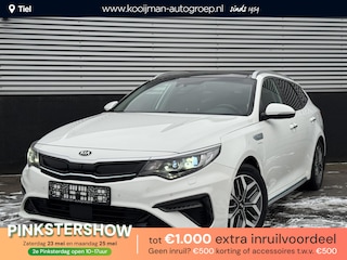 Kia Optima Sportswagon 2.0 GDI PHEV ExecutiveLine Schuif/kanteldak, Trekhaak, Stoelventilatie + Stoelverwarming, Stuurwiel verwarmd, 360° Camera, Navigatie, Lederen bekleding, Seat memory, Herman/Kardon, Plug-in!