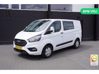 Ford Transit Custom 2.0 TDCI Dubbele Cabine EURO 6 - Airco - Cruise - PDC - € 13.900,- Excl.