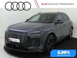 Audi Q6 e-tron e-tron SQ6 quattro 100 kWh | Panoramadak | Luchtvering | Bang & Olufsen | Warmtepomp | Lederen bekleding ‘Valcona’ | Display passagierszijde | 360 camera | Stoelverwarming voor en achter |