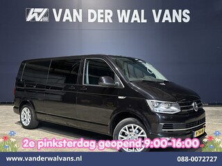Volkswagen Transporter 2.0 TDI 150pk Automaat L2H1 Dubbele Cabine Euro6 Airco | 5-Zits | 2x zijdeur | LED | Navigatie Apple Carplay, Android Auto, Cruisecontrol, LM Velgen, Verwarmde voorruit, 2500kg Trekhaak, Parkeersensoren