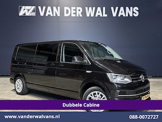 Volkswagen Transporter 2.0 TDI 150pk Automaat L2H1 Dubbele Cabine Euro6 Airco | 5-Zits | 2x zijdeur | LED | Navigatie Apple Carplay, Android Auto, Cruisecontrol, LM Velgen, Verwarmde voorruit, 2500kg Trekhaak, Parkeersensoren