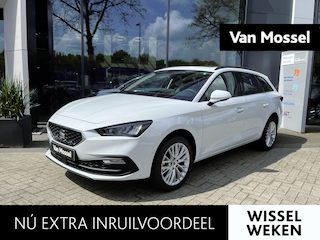 Seat Leon Sportstourer 1.5 TSI Style Business Intense 115 PK | Climate Control | Lichtmetalen Velgen | Parkeersensoren | Stoelverwarming | Adaptive cruise Control | Virtual Cockpit | Navigatie | Camera | Keyless | Apple Carplay & Android Auto | €3000,- herwaardering! | PRIJS = NETTO RIJKLAAR! | Direct Leverbaar! |