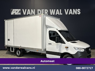 Mercedes-Benz Sprinter 314CDI 143pk Automaat Bakwagen 21m3 KUUB Laadklep Zijdeur Euro6 Airco | Bijrijdersbank Lat om Lat betimmering, Leder