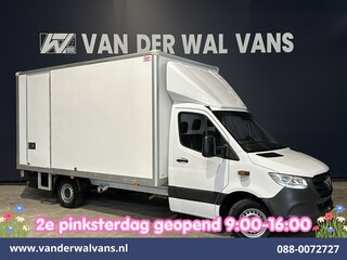 Mercedes-Benz Sprinter 314CDI 143pk Automaat Bakwagen 21m3 KUUB Laadklep Zijdeur Euro6 Airco | Bijrijdersbank Lat om Lat betimmering, Leder