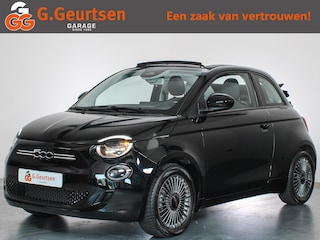 Fiat 500 Passion 42 kWh, Cruise Control, Apple CarPlay/Android Auto, Navigatie, Zeer leuke cabrio in nette staat!