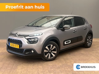 Citroën C3 1.2 PureTech Max Unieke Kmstand! | Camera | Carplay | Stoelverwarming | 17" Lichtmetaal | Parkeersensoren | Achteruitrijcamera | Afwijkende dakkleur | Airco (automatisch)