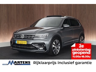 Volkswagen Tiguan 1.4 TSI ACT 150pk DSG R-Line Highline Trekhaak Camera Leder Keyless Virtual Cockpit Camera LED Navigatie