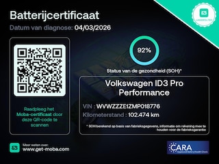 Volkswagen ID.3 58kWh 204pk Business 92% SoH [ ACC+CARPLAY+STOELVERWARMING+CLIMATE ]