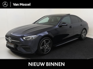 Mercedes-Benz C-klasse 300 e AMG Line / Achteruitrijcamera / Stoelverwarming / Panaroma-dak / Trekhaak / Sfeerverlichting /