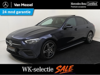 Mercedes-Benz C-klasse 300 e AMG Line / Achteruitrijcamera / Stoelverwarming / Panaroma-dak / Trekhaak / Sfeerverlichting /