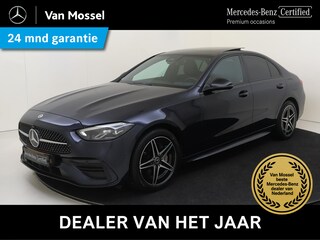 Mercedes-Benz C-klasse 300 e AMG Line / Achteruitrijcamera / Stoelverwarming / Panaroma-dak / Trekhaak / Sfeerverlichting /