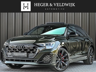 Audi Q8 60 TFSI e quattro Pro Line S Competition | B&O advanced | Audi exclusive | 5 jaar garantie | Panoramadak | massage stoelen | 4 wiel besturing | Alcantara hemel | Soft-close | Elektr. Trekhaak | Achteras besturing | Oled achterlichten