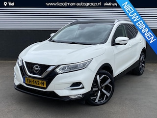 Nissan Qashqai 1.2 Tekna Automaat, Trekhaak, Panoramadak, 360" Camera, Stoelverwarming, Navigatie, PDC