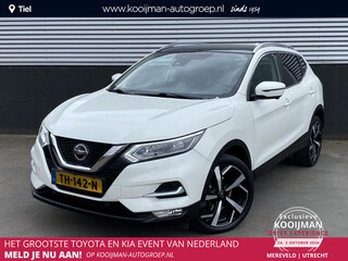 Nissan Qashqai 1.2 Tekna Automaat, Trekhaak, Panoramadak, 360" Camera, Stoelverwarming, Navigatie, PDC