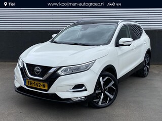 Nissan Qashqai 1.2 Tekna Automaat, Trekhaak, Panoramadak, 360" Camera, Stoelverwarming, Navigatie, PDC