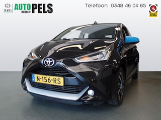 Toyota Aygo 1.0 VVT-i x-first, Clima controle, Elek ramen/spiegels, Key free, Apple Carplay, Achteruitrijcamera, Deels leder, Led verlichting, Lm velgen 15'', Full options!! Bovag afleverpakket 695,-