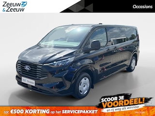 Ford Transit Custom 300 2.0 TDCI L2H1 Trend Dubbele Cabine 136 pk Automaat - 6 persoons | Adaptive Cruise Control | Dubbele schuifdeur | Achteruitrijcamera | Parkeersensoren |