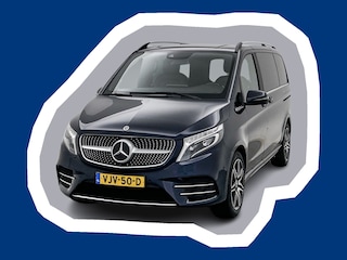 Mercedes-Benz V-klasse 250d AMG Line Burmester Nappa leder Enkele cabine Stoelventilatie + verwarming Navigatie Distronic