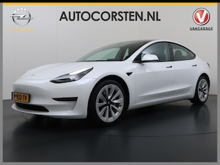 Tesla Model 3 Standard RWD Plus LFP Accu SOH 90,5% Warmtepomp Lmv 19" Elek.Achterklep Leder Panoramadak Navi Ecc Camera's Navi Ecc Pdc Traffic Aware Cruise + Aut.Sturen Lmv Led Elek.Stoelen+Memory+Verwarmd Dealeronderhouden Origineel Nederlandse Auto Garantie op Accu en Motor tot 21-6-2030/160.000km