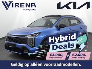 Kia Sportage 1.6 T-GDi Hybrid GT-Line - Prijs incl. inruilpremie €3.000,- - Panorama / Schuifdak - Elektrisch verstelbare voorstoelen - Stoel / Stuurwielverwarming - Navigatie - ACC - Fabrieksgarantie tot 05-2033