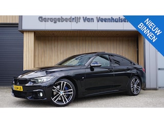BMW 418i 136PK M-Sport Shadow Line Schuif/kanteldak HUD H&K 360-View Trekhaak Leder 19inch LM *NL auto* 1e Eigenaar 37312km!