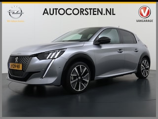 Peugeot 208 EV GT 350 50 kWh SOH 89% Adap.Cruise 3D-Navi Stoelverwarming 360°Camera Apple Carplay Android Auto Ecc Pdc Privacy Glas Led Isofix DAB Lane Assist Keyless DAB+ 1e Eigenaar Dealeronderhouden Origineel Nederlandse Auto