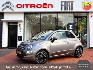 Fiat 500 Cabrio TwinAir Turbo 80PK Lounge, Rijklaarprijs | Navigatie | DAB+ | Lichtmetalen wielen |