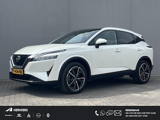 Nissan Qashqai 1.3 MHEV Tekna / Trekhaak (1.400KG) / Panoramadak / Design Pack / Cruise Control / Airco / 360 Camera /Parkeersensoren / Elektrische Achterklep / Apple Carplay&Android Auto / Navigatie / Dode Hoek Detectie /
