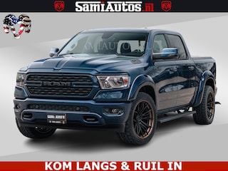 Dodge Ram SPORT | 5.7 V8 4x4 HEMI | PANORAMA DAK | GROOTSCHERM 12 INCH | LPG | Patriot Blue CREW CAB | DUBBELE CABINE | 5 PERSOONS | DC | VOORRAAD NR 2555 - 3325