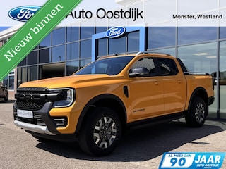 Ford Ranger 2.3 Double Cab PHEV Wildtrak Automaat 280PK EX. BTW/Incl. BPM Trekhaak Elek. Rolhoes Adaptive Cruise Blind-Spot Stoel/Stuurverwarming *3500KG Trekgewicht*