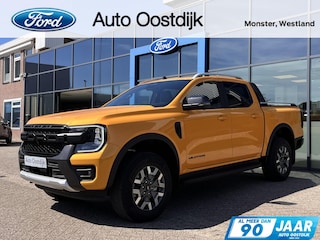 Ford Ranger 2.3 Double Cab PHEV Wildtrak Automaat 280PK EX. BTW/Incl. BPM Trekhaak Elek. Rolhoes Adaptive Cruise Blind-Spot Stoel/Stuurverwarming *3500KG Trekgewicht*