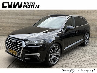 Audi Q7 3.0 TDI V6 374pk E-tron Quattro Sport | S-line | Panoramadak | Trekhaak wegklapbaar | Luchtvering | S-line lederen interieur (memory) | Stoel&stuurverwarming | Adaptieve cruise | Lane assist | LED | Apple CarPlay | 22 inch velgen | Virtueel cockpit | Volledig onderhouden
