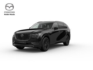 Mazda CX-80 e-Skyactiv PHEV Homura Plus | 12,3-inch TFT-kleurendisplay met bediening via centrale HMI Commander, touchscreen (voor Apple CarPlay / Android Auto™) of voice control | 12,3-inch digitale meterset | 20-inch lichtmetalen velgen, Black
