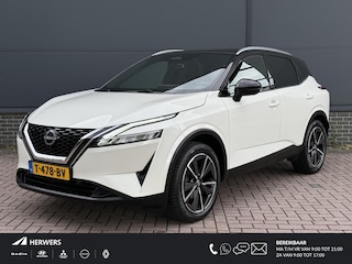 Nissan Qashqai 1.3 MHEV Tekna / Trekhaak / 1400KG Trekgewicht / Panoramadak / HUD / Elektr Bestuurders Stoel / Elektr. Achterklep / Cold Pack / Stoel+Stuur Verwarming / Apple Carplay&Android Auto /