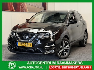Nissan Qashqai 1.2 TEKNA 360 CAMERA NAVIGATIE CRUISE CONTROL CLIMATE CONTROL STOELVERWARMING BLUETOOTH TELEFOON RIJSTROOKSENSOREN KEYLESS GO TREKHAAK ZEER MOOI !!