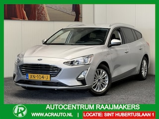 Ford Focus WAGON 1.0 ECOBOOST TITANIUM BUSINESS NAVIGATIE ADAPTIVE CRUISE CONTROL CLIMATE CONTROL RIJSTROOKSENSOREN DODEHOEKSENSOREN TREKHAAK ZEER MOOI !!