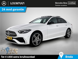 Mercedes-Benz C-klasse 300 e AMG Line | Panoramadak | 360° camera | Trekhaak | Antidiefstalpakket GUARD 360° Plus | Inclusief 24 maanden MB Certified garantie voor Europa.