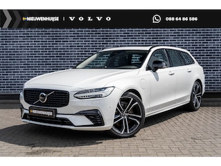 Volvo V90 2.0 T8 Plug-in Hybrid AWD Ultra Dark | Trekhaak | Luchtvering | Bowers Wilkins Audio | Stoelventilatie | Stoelmassage | Nappaleder | Head-up Display | Elektrisch Verstelbare Voorstoelen | Navigatie | Elektrische Achterklep | Keyless Entry