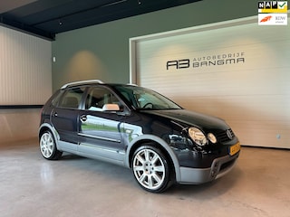 Volkswagen Polo 1.4-16V CROSSPOLO FUN-uitv|AIRCO|VELGEN|ISOFIX|NAVIGATIE|BLUETOOTH+AUX+USB+GOOGLE+SPOTIFY|nieuwe APK+OH.BEURT/NAP